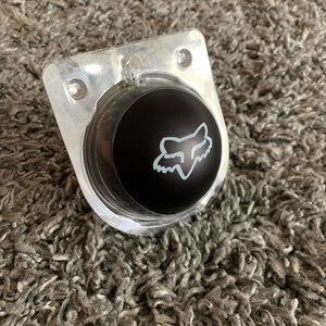 Black Fox Racing Christmas ornament. One size